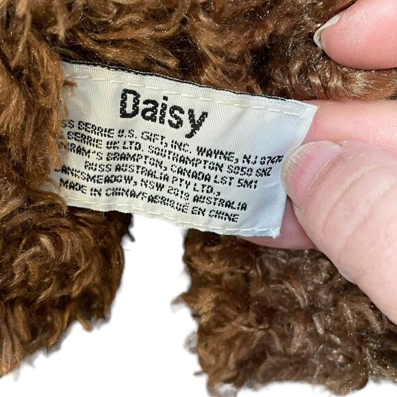 Russ Berrie Plush Teddy Bear Daisy Flower Stuffed Ribbon Shower Nursery Decor 9" - Picture 11 of 13